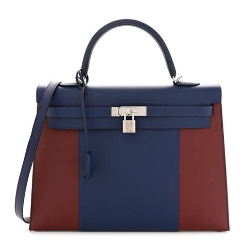 hermes kelly flag|HERMES Epsom Flag Kelly Sellier 35 Rouge H Bleu Saphir .